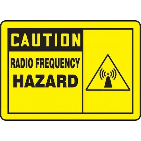 OSHA CAUTION Safety Sign RADIO MRFQ602XL